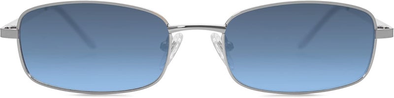 Sojos Small Trendy Rectangle Sunglasses Womens Mens, Retro 80s 90s Y2k Chic Narrow Thin Skinny Sunnies SJ1187 - Image 1